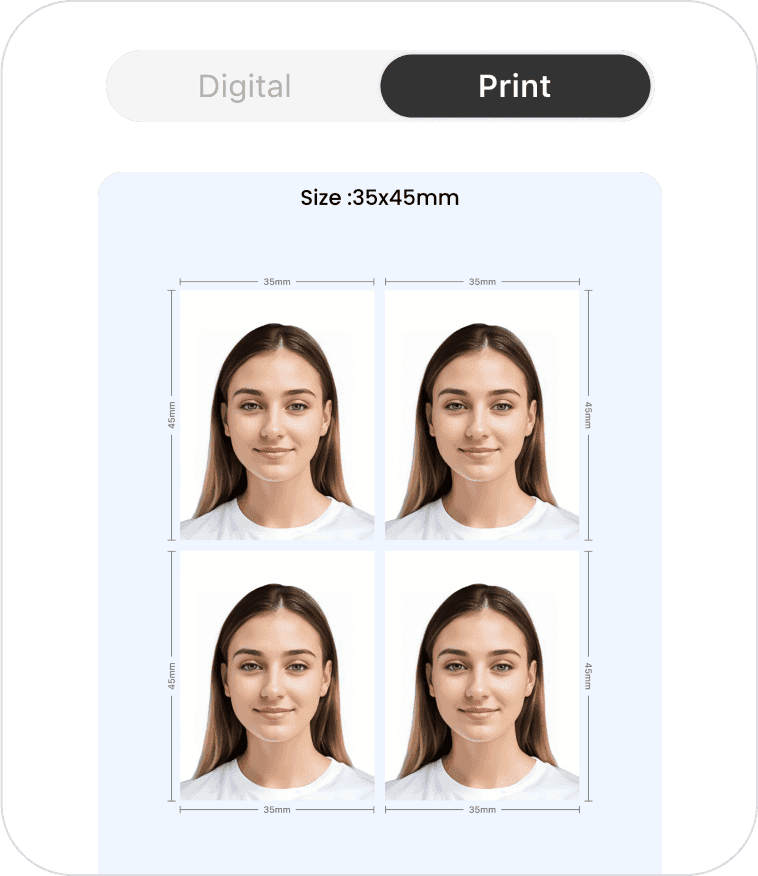 steps to use passport photo app Passure