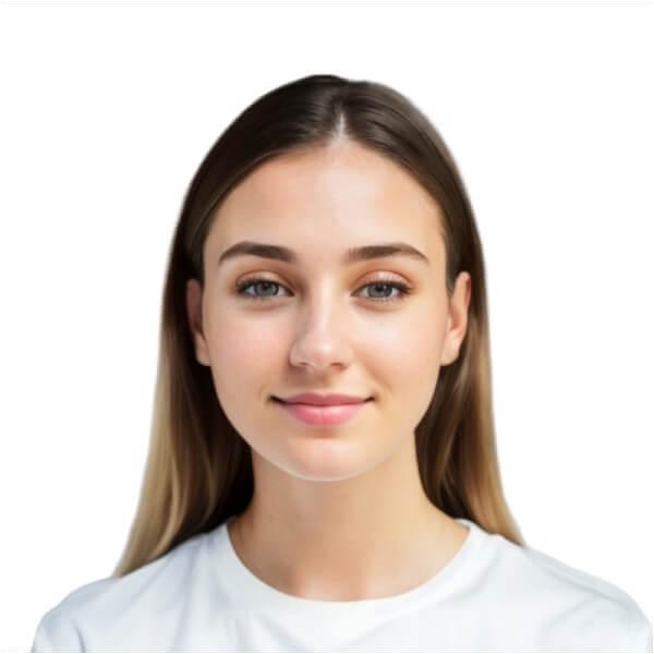 US Passport photo example by Passure the passport photo app